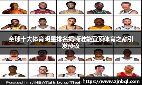 全球十大体育明星排名揭晓谁能登顶体育之巅引发热议
