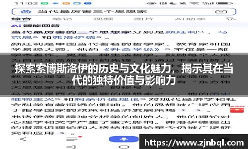 探索索博斯洛伊的历史与文化魅力，揭示其在当代的独特价值与影响力