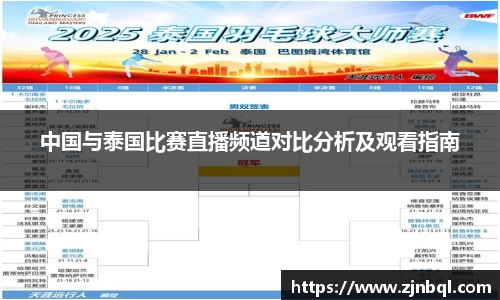 中国与泰国比赛直播频道对比分析及观看指南