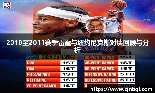 2010至2011赛季雷霆与纽约尼克斯对决回顾与分析