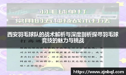 西安羽毛球队的战术解析与深度剖析探寻羽毛球竞技的魅力与挑战