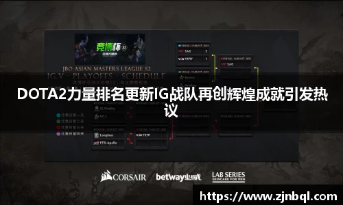 DOTA2力量排名更新IG战队再创辉煌成就引发热议